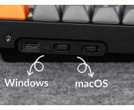 Keychron K8Max J1 Super Red Switch HotSwap RGB Win/MacOS TKL ALU - 1507493 - zdjęcie 4